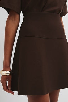 Compact Knit Mini Skirt