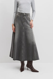 Denim Maxi Skirt