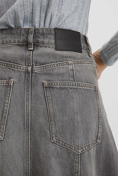 Denim Maxi Skirt