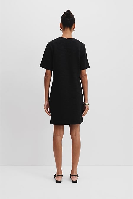 Textured Mini Dress