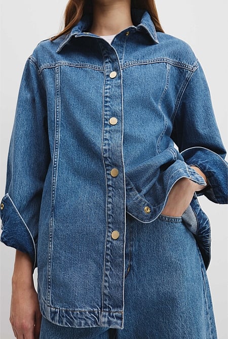 Denim Shacket