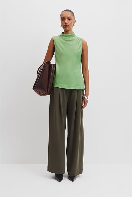 Scarf Shell Top