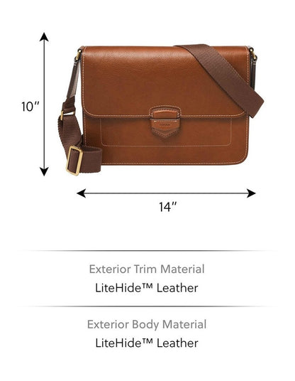 Lennox Messenger Bag in Brown