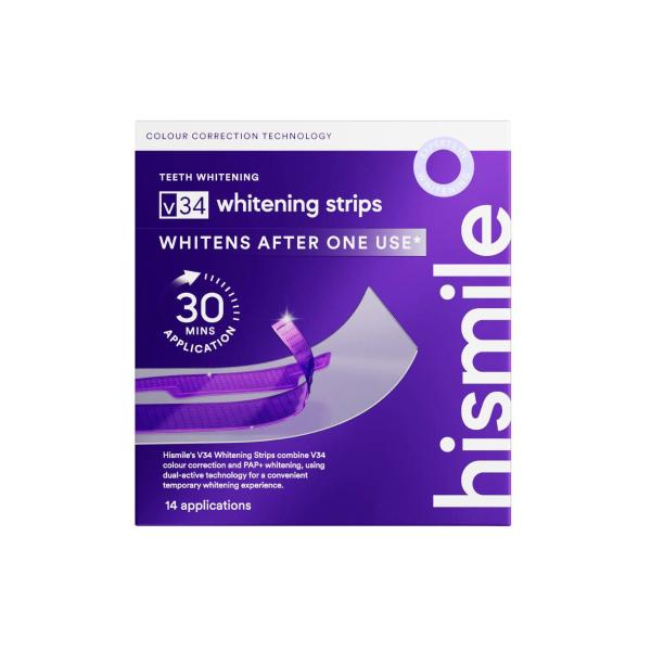 HISMILE V34 TEETH WHITENING STRIPS 14 PACK