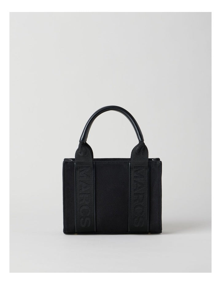 Barbados Mini Nero Tote Bag in Black