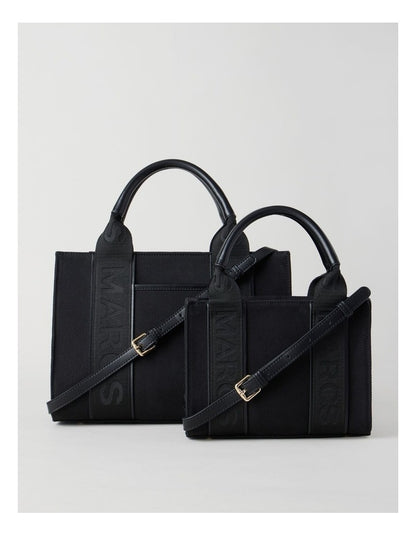 Barbados Mini Nero Tote Bag in Black