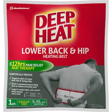Deep Heat Lower Back & Hip Heating Belt each