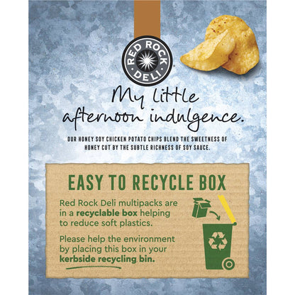 Red Rock Deli Style Potato Chips Honey Soy Chicken Multipack 5 pack