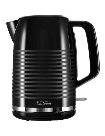 Rise and Shine Collection Kettle and Toaster Set Pack Up in Black
