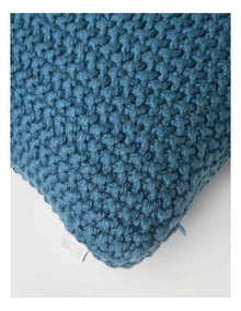 Norwood Knitted Cushion in Seaglass
