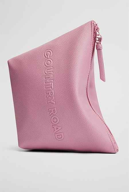 Branded Detail Tri Cosmetic Bag
