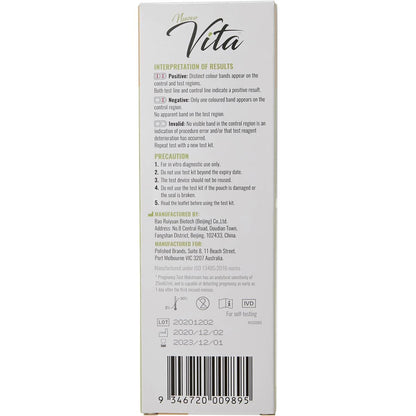 Nvita Pregnancy Hcg Test Kit Each