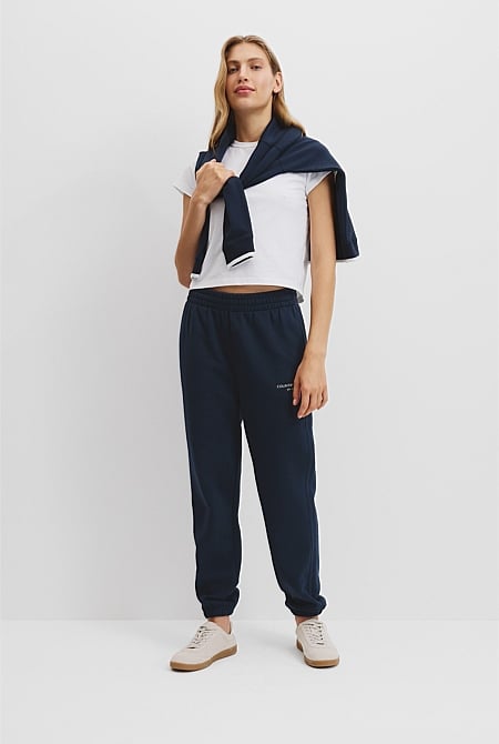 Australian Cotton Logo Track Pant