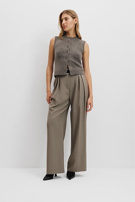 High Pile Knit Vest