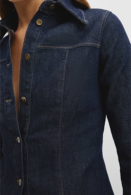 Slim Fit Denim Shirt