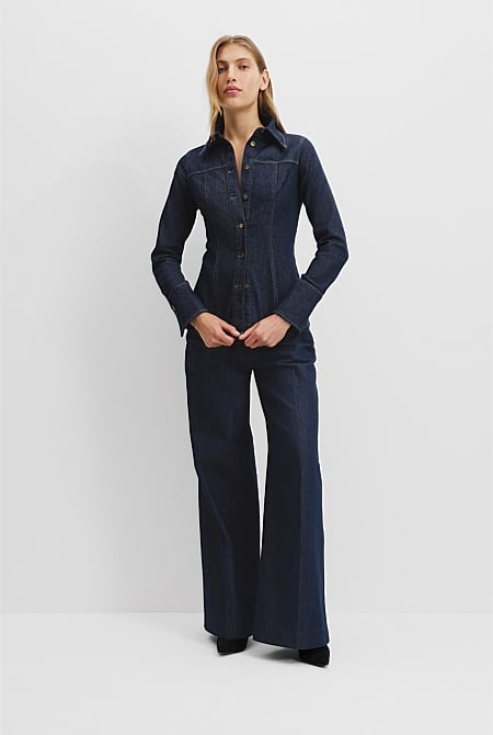 Slim Fit Denim Shirt