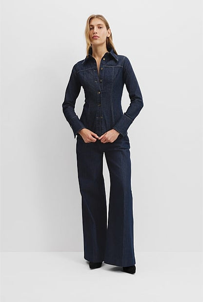 Slim Fit Denim Shirt