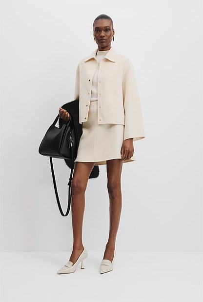 Soft Crop Snap Jacket