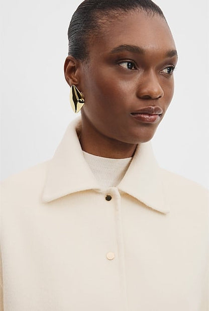 Soft Crop Snap Jacket