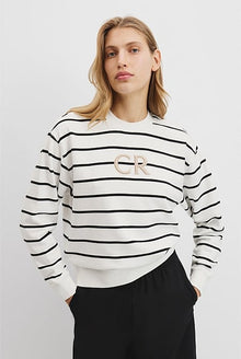 Australian Cotton Country Road Logo Stripe Sweat