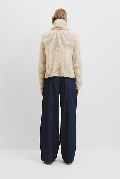 Funnel Neck Lofty Knit