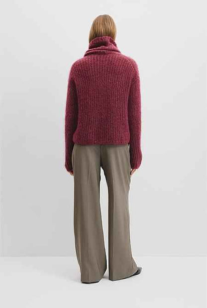 Funnel Neck Lofty Knit