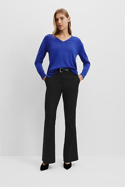 Verified Australian Merino Wool V-Neck Knit