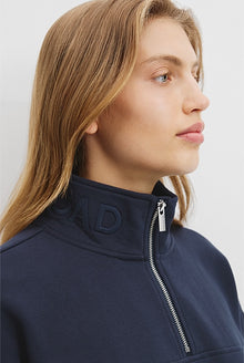 Australian Cotton Logo Half Zip Neck Sweat