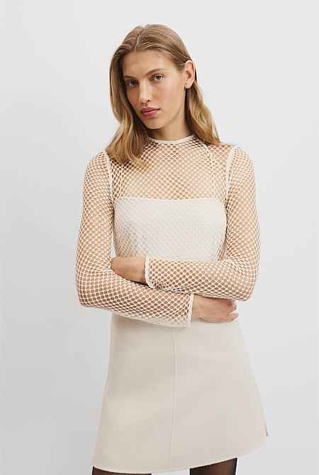 Mesh Lace Top