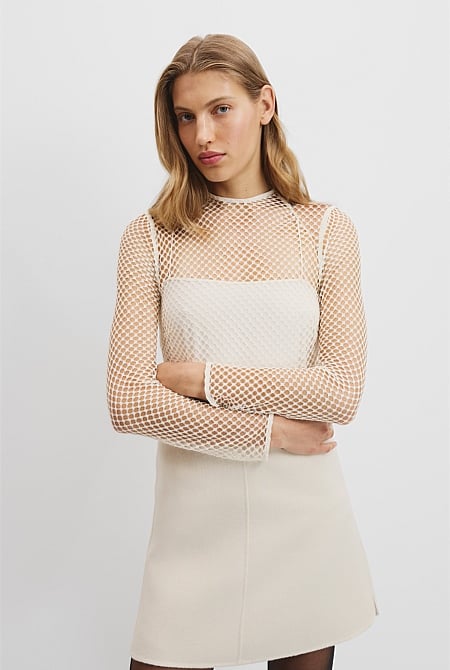 Mesh Lace Top