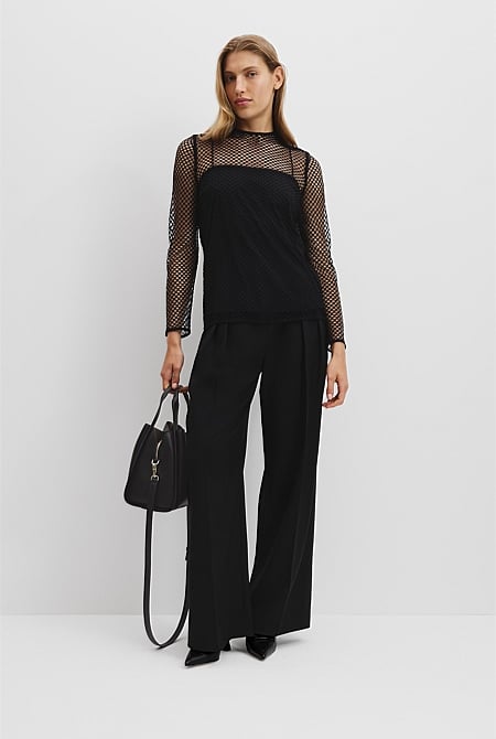 Mesh Lace Top