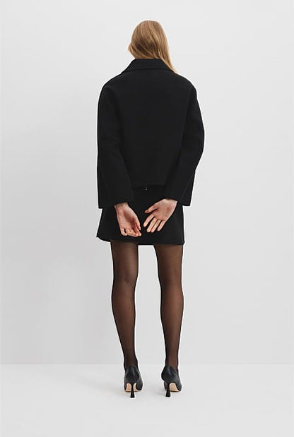 Soft Crop Snap Jacket