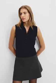 Collared Knit Vest