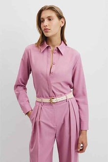 Wool Longline Shirt