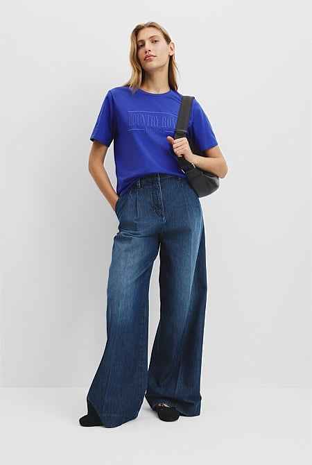 Verified Australian Cotton Heritage Embroidered T-Shirt