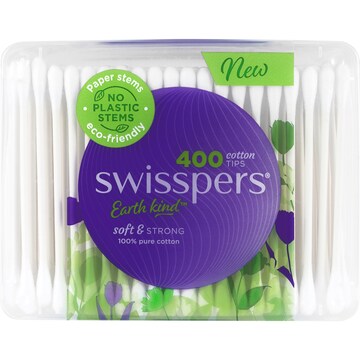 Swisspers Paper Cotton Stems 400 pack
