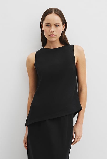 Orgqnically Grown Linen Bias Tank