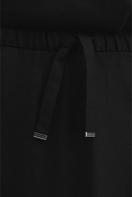 Organically Grown Linen Column Skirt