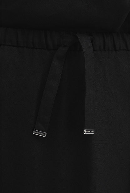 Linen Column Skirt
