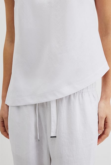 Orgqnically Grown Linen Bias Tank