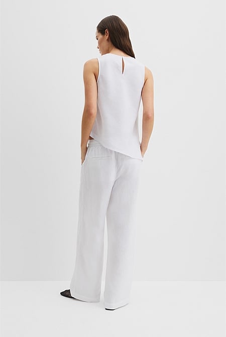 Orgqnically Grown Linen Bias Tank