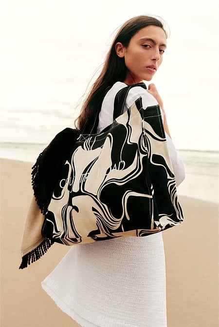 Reversible Print Tote