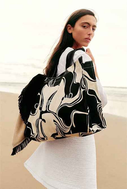 Reversible Print Tote