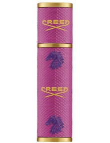 Refillable Travel Leather Atomiser in Pink 5ml