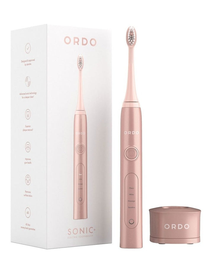 Sonic + Electric Toothbrush in Rose Gold