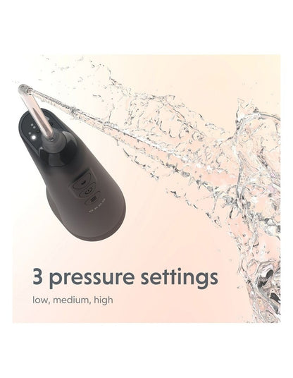 Hydro Sonic Water Flosser in Charcoal Grey