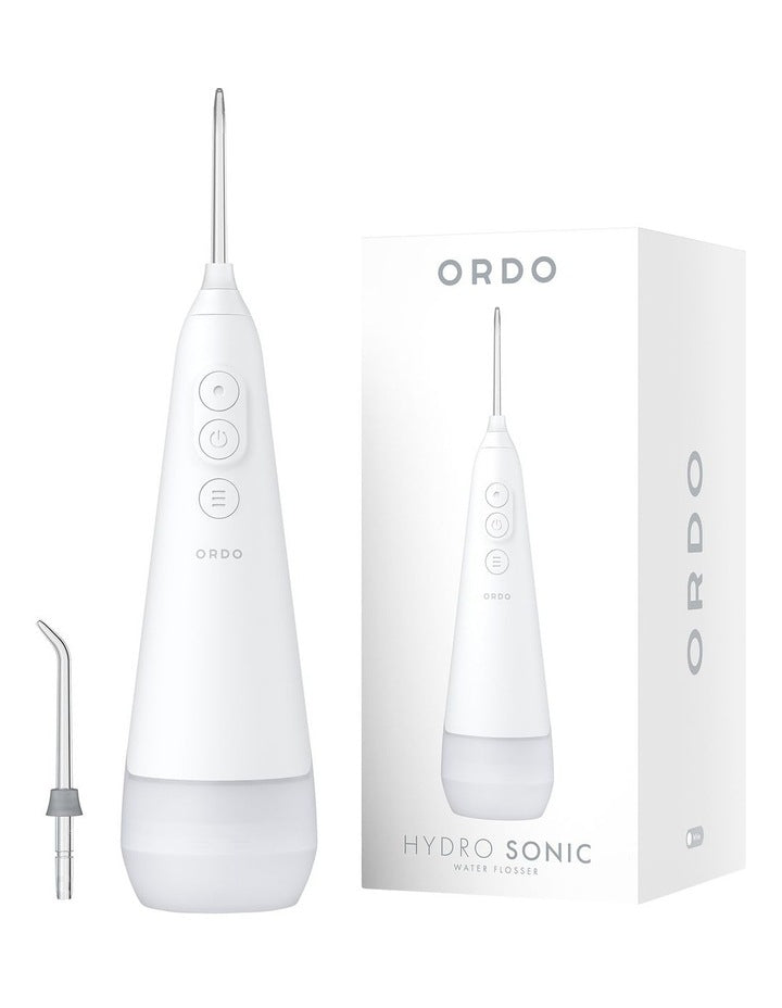 Hydro Sonic Water Flosser in Ice White