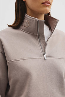 Australian Cotton Logo Neck Zip Sweat