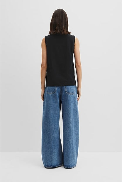Australian Cotton Relaxed Crew Tank