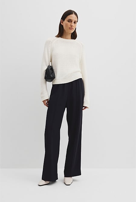 Cotton Wool Crew Knit